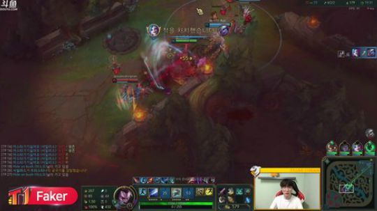 我在斗鱼看T1直播faker直播英雄联盟