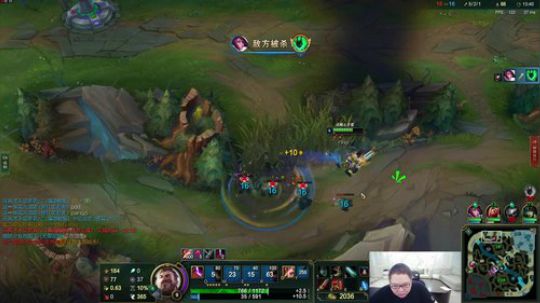 我在斗鱼看即将拥有人鱼线的PDD直播英雄联盟