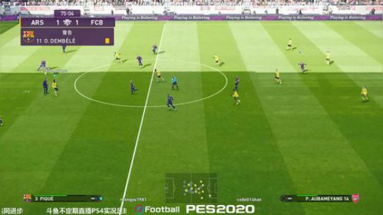 实况足球PS4pes2020demo 2019-07-31 21点场