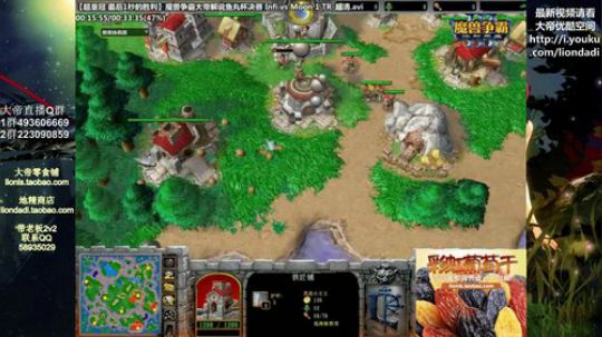 我在斗鱼看大帝LioN直播魔兽争霸