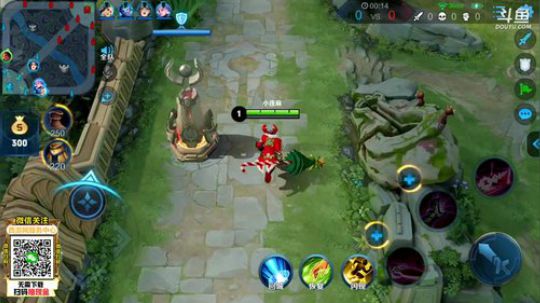 我在斗鱼看林蒙m直播王者荣耀