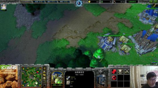 我在斗鱼看大帝LioN直播魔兽争霸