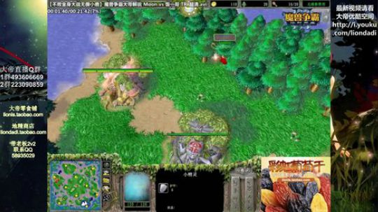 我在斗鱼看大帝LioN直播魔兽争霸