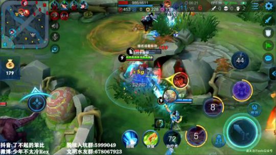 我在斗鱼看少年不太冷Rex直播王者荣耀