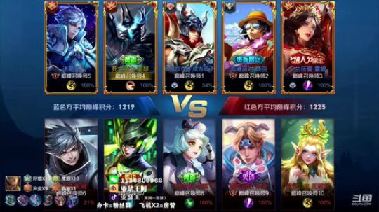 亚瑟王：国服第一亚瑟  巅峰赛 2019-08-04 20点场