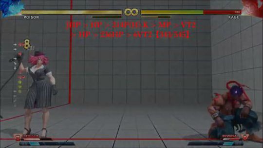 她终于来到了街霸5！最新DLC角色毒药基本连段教学！