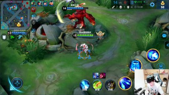 我在斗鱼看DL丶拖米直播王者荣耀