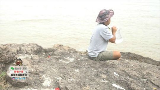 我在斗鱼看野食小哥直播美食