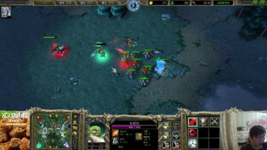 我在斗鱼看大帝LioN直播魔兽争霸