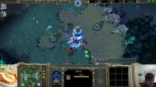 我在斗鱼看大帝LioN直播魔兽争霸