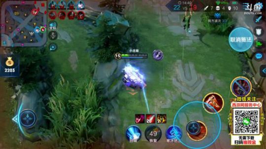 我在斗鱼看林蒙m直播王者荣耀