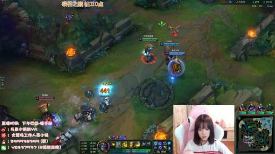 小蝌蚪：峡谷第一女ad 永恒钻一 2019-08-13 22点场