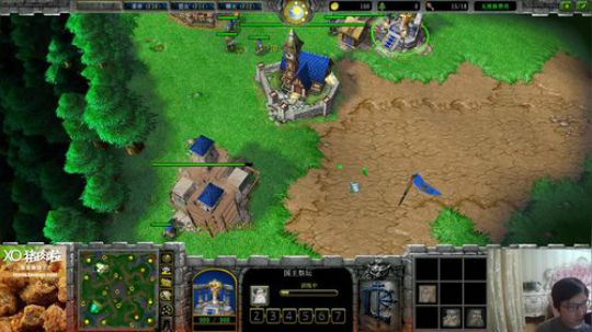 我在斗鱼看大帝LioN直播魔兽争霸