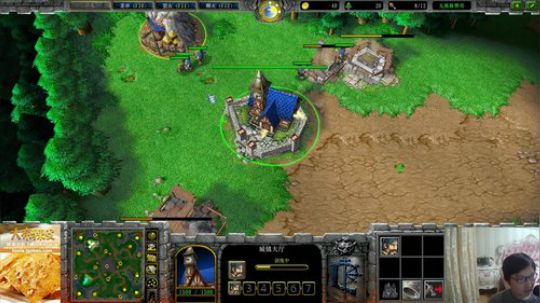 我在斗鱼看大帝LioN直播魔兽争霸