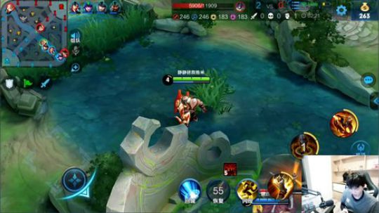 我在斗鱼看DL丶拖米直播王者荣耀