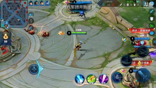 我在斗鱼看林蒙m直播王者荣耀