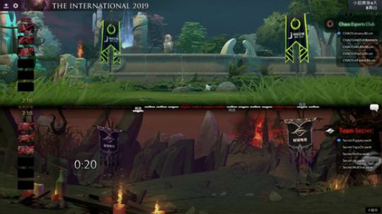 【TI9】小组赛线路二重播 2019-08-20 07点场