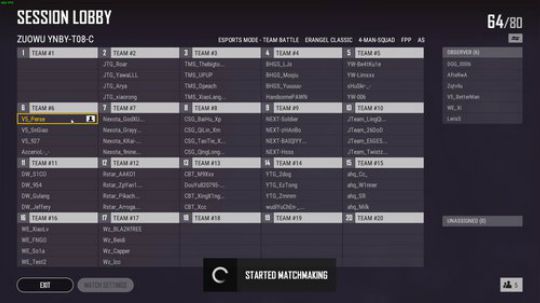 V5紫蓝 1v4 2019-08-21 18点场