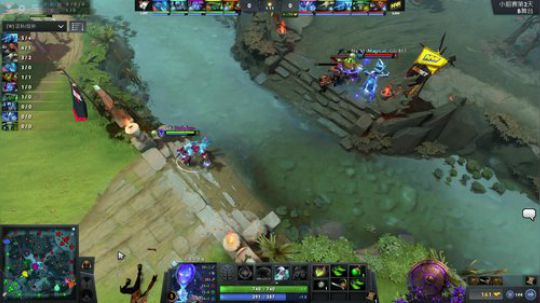【TI9】小组赛线路二重播 2019-08-21 07点场