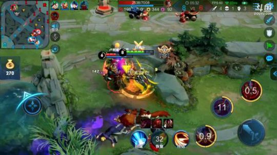 我在斗鱼看林蒙m直播王者荣耀