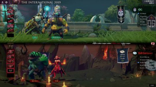 【TI9】小组赛线路二重播 2019-08-22 23点场