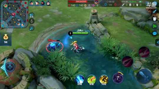 我在斗鱼看林蒙m直播王者荣耀