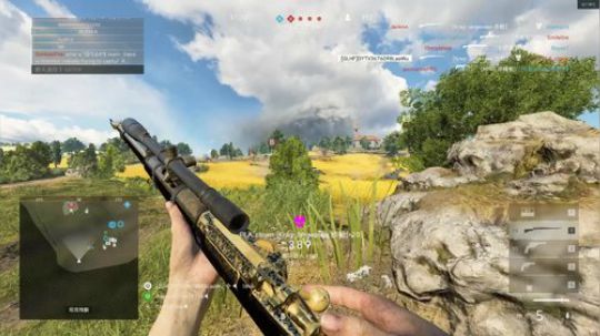 【BFV】216米~狙击移动爆头~！