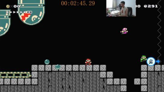 我在斗鱼看I美神I直播马里奥制造