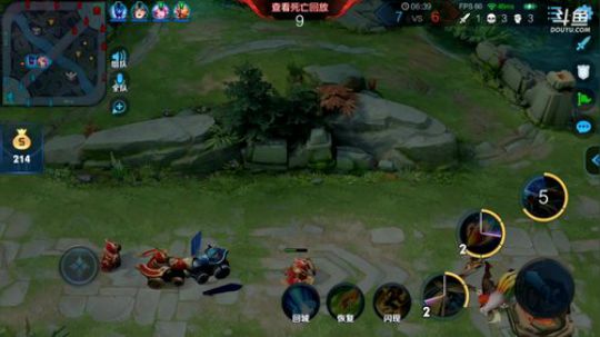 我在斗鱼看林蒙m直播王者荣耀