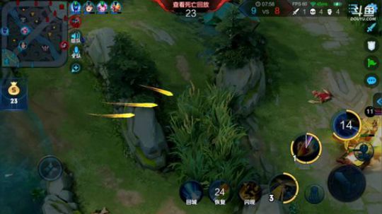 我在斗鱼看林蒙m直播王者荣耀