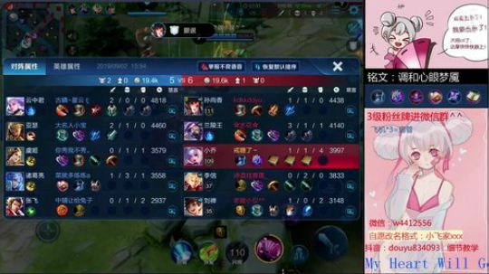 小飞：国服小乔单排1-10 2019-09-02 15点场