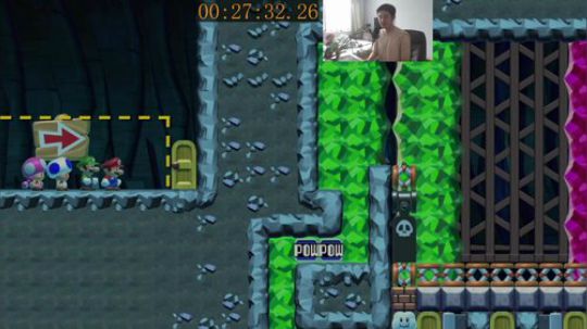 我在斗鱼看I美神I直播马里奥制造