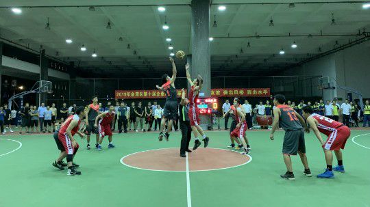 金湾区篮球赛决赛（银隆vs得理）
