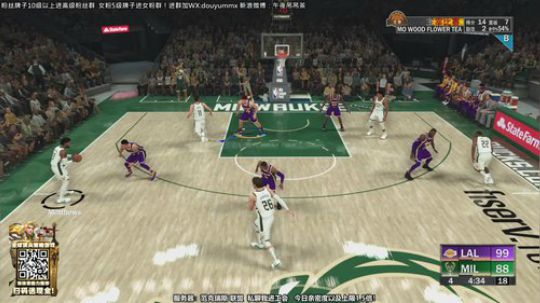 NBA2K-湖人传奇中锋FLOWER T 2019-09-11 13点场