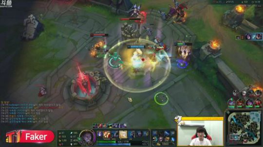 我在斗鱼看T1直播faker直播英雄联盟
