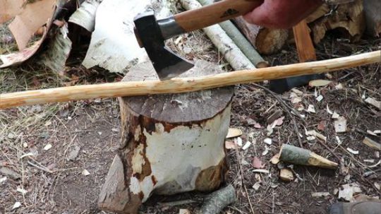 【营地菜肴】砍树枝~ 烘玉米，烤鸡鸡！忙到黑天才吃上的饭