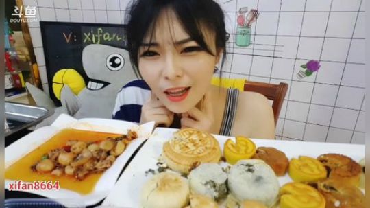 我在斗鱼看威海孙小乔直播美食