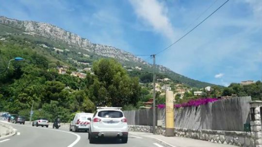 看看法国尼斯到摩纳哥一路街景