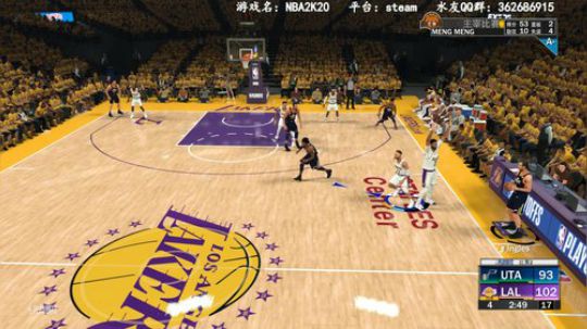 NBA2K20，季后赛开始，湖人总冠军 2019-09-14 22点场