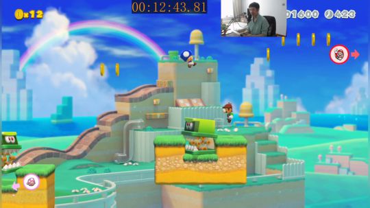 我在斗鱼看I美神I直播马里奥制造