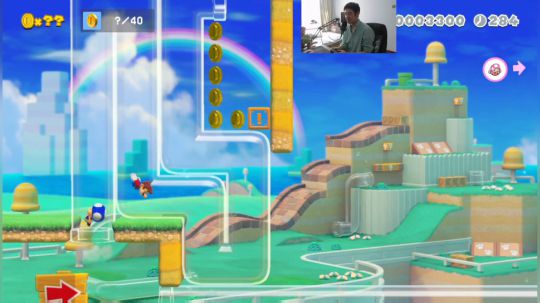 我在斗鱼看I美神I直播马里奥制造