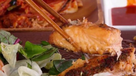 【G-NI】 三文鱼寿司+鲔鱼刺身-