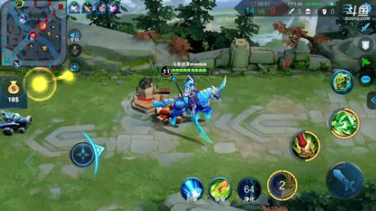 我在斗鱼看林蒙m直播王者荣耀