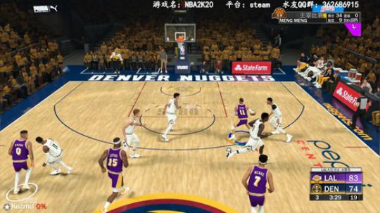 NBA2K20，今天总决赛，湖人总冠军 2019-09-15 20点场