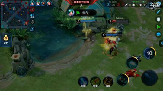 我在斗鱼看林蒙m直播王者荣耀