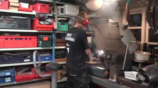 大马士革钢材锻造！-大马士革钢材锻造