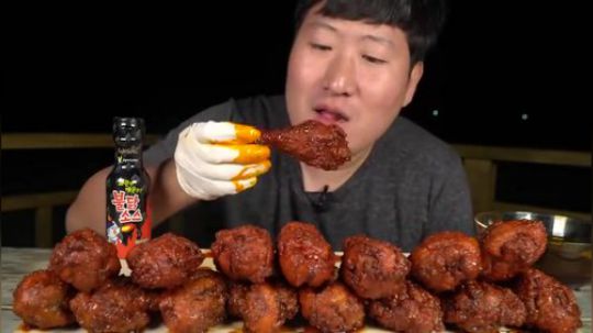 韩国吃货兴森，炸鸡腿-韩国吃货兴森，炸鸡腿