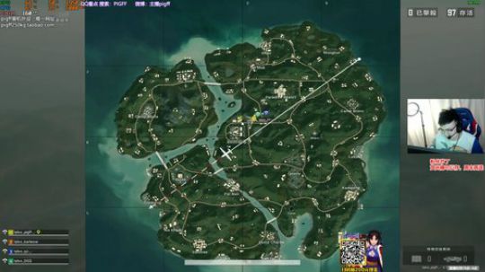 我在斗鱼看pigff直播绝地求生