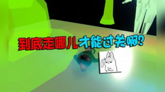 【仙某某】仙某某头铁做选择题过关，没想到两条路都是错的！黏在地上好绝望