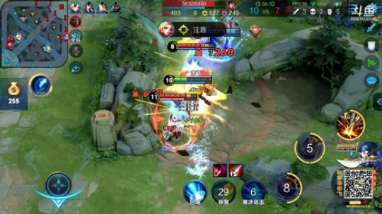 我在斗鱼看林蒙m直播王者荣耀